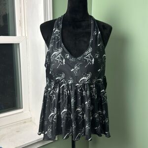 NWT crazy train bathing suit top large